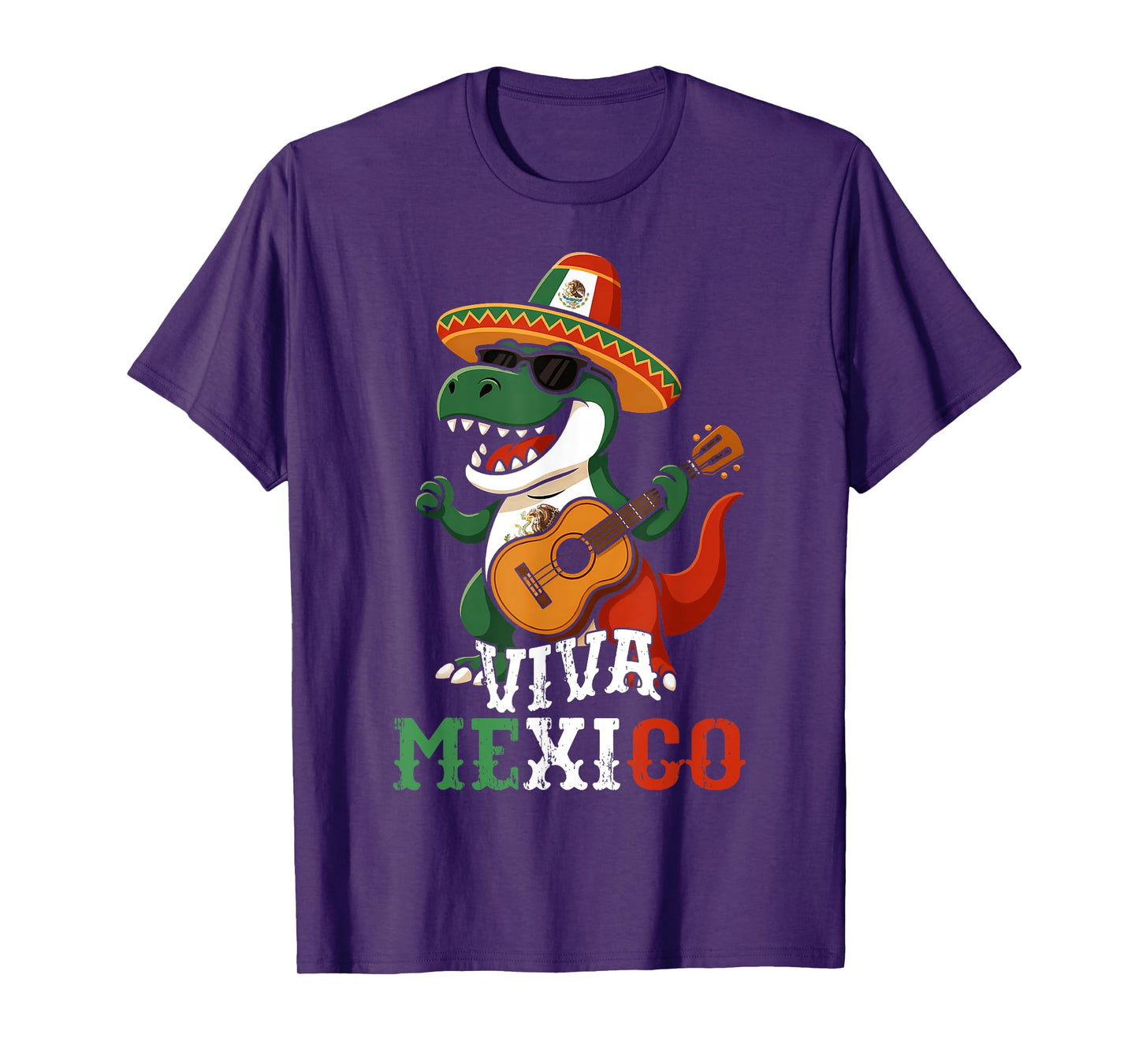 Viva Mexico Kids Boys Toddler Funny Mexican Dinosaur T-Rex T-Shirt