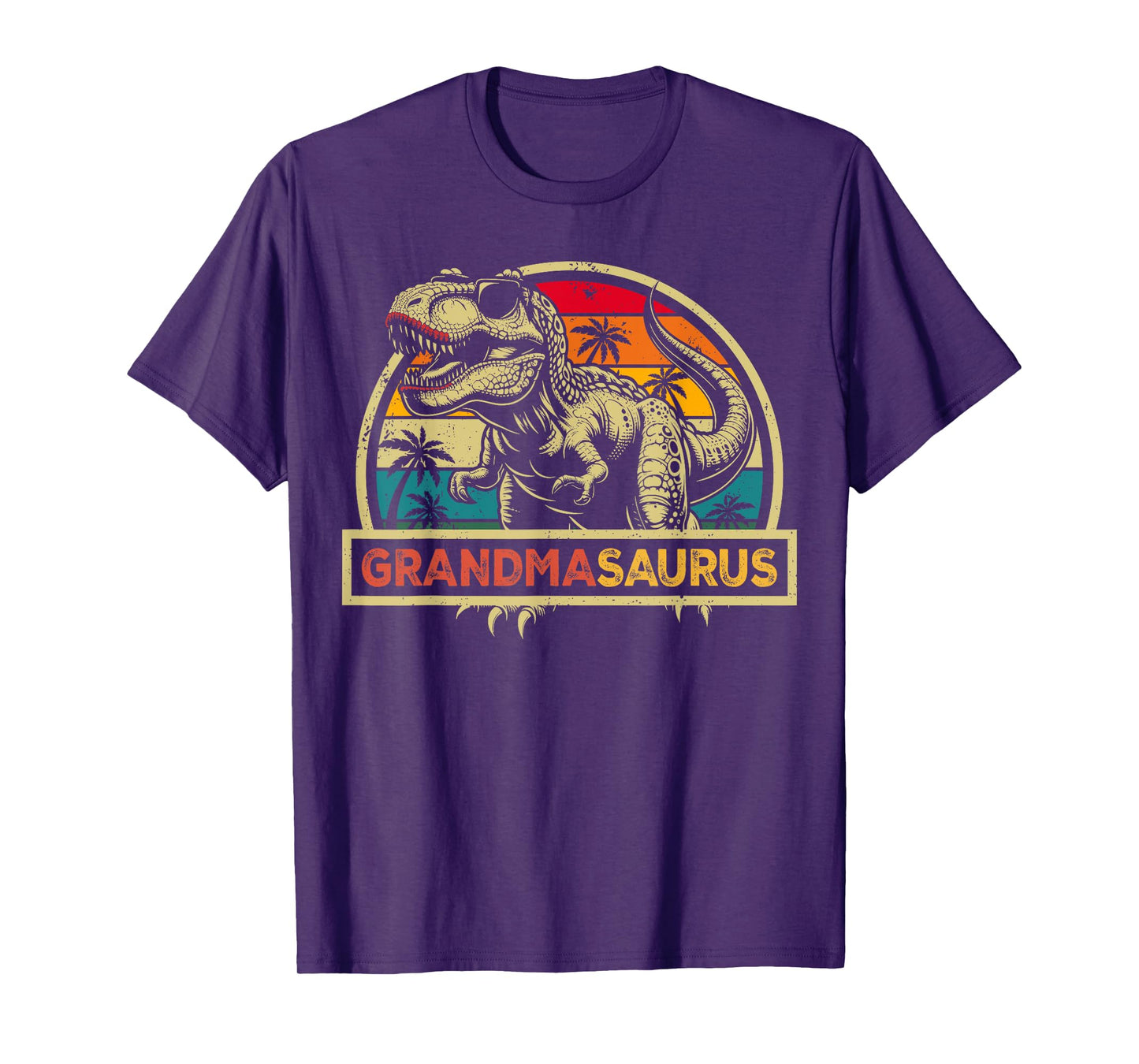 Grandmasaurus T Rex Dinosaur Grandma Saurus Family Matching T-Shirt