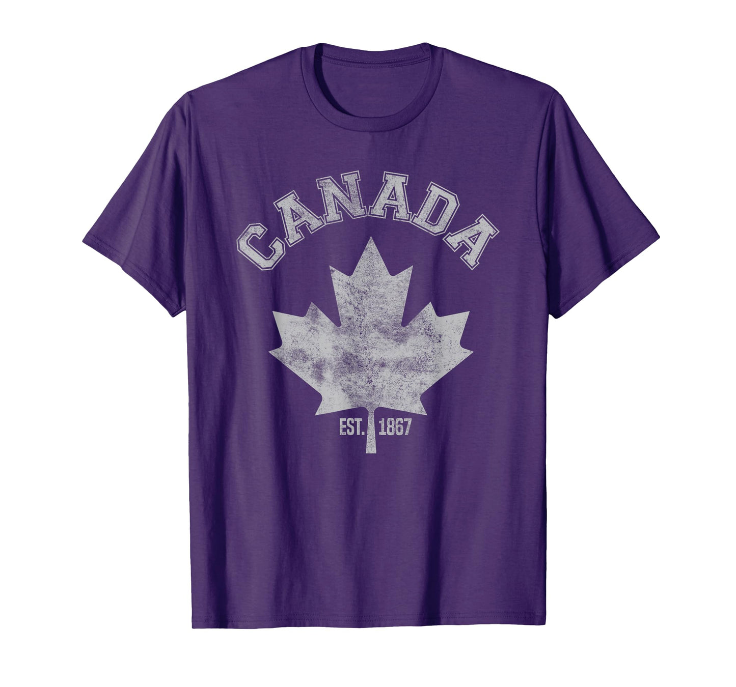 Canada EST 1867 Maple Leaf Vintage Canada flag Love T-Shirt