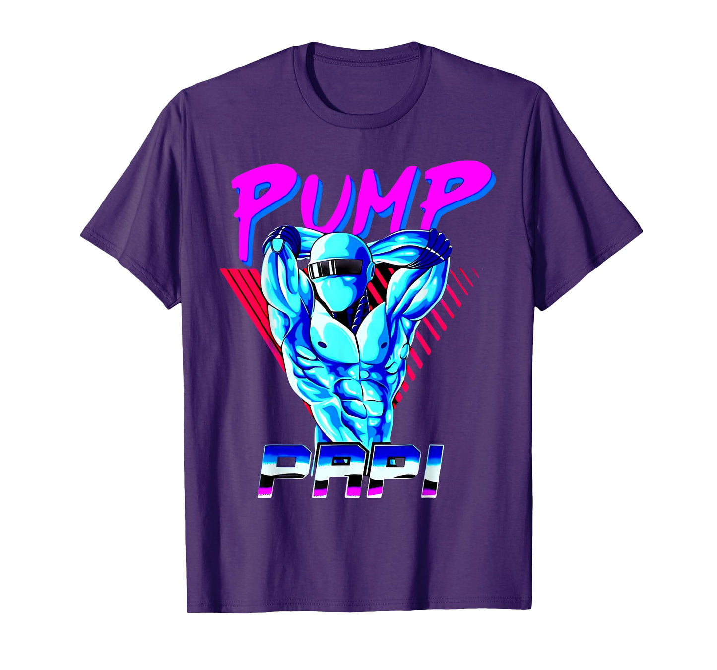 Pump Papi Powerlifting Bodybuilding Fitness Training Design T-Shirt