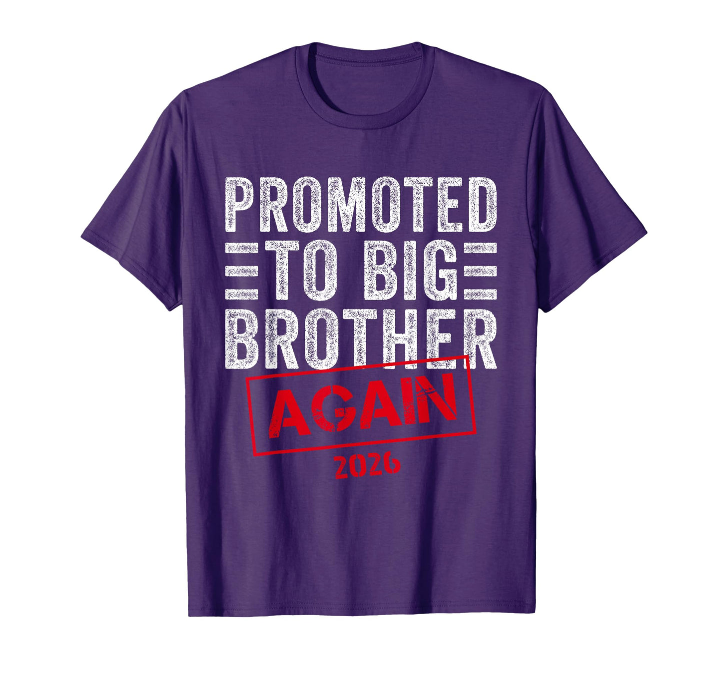 Promoted To Big Brother Again Est 2026 Pregnancy T-Shirt