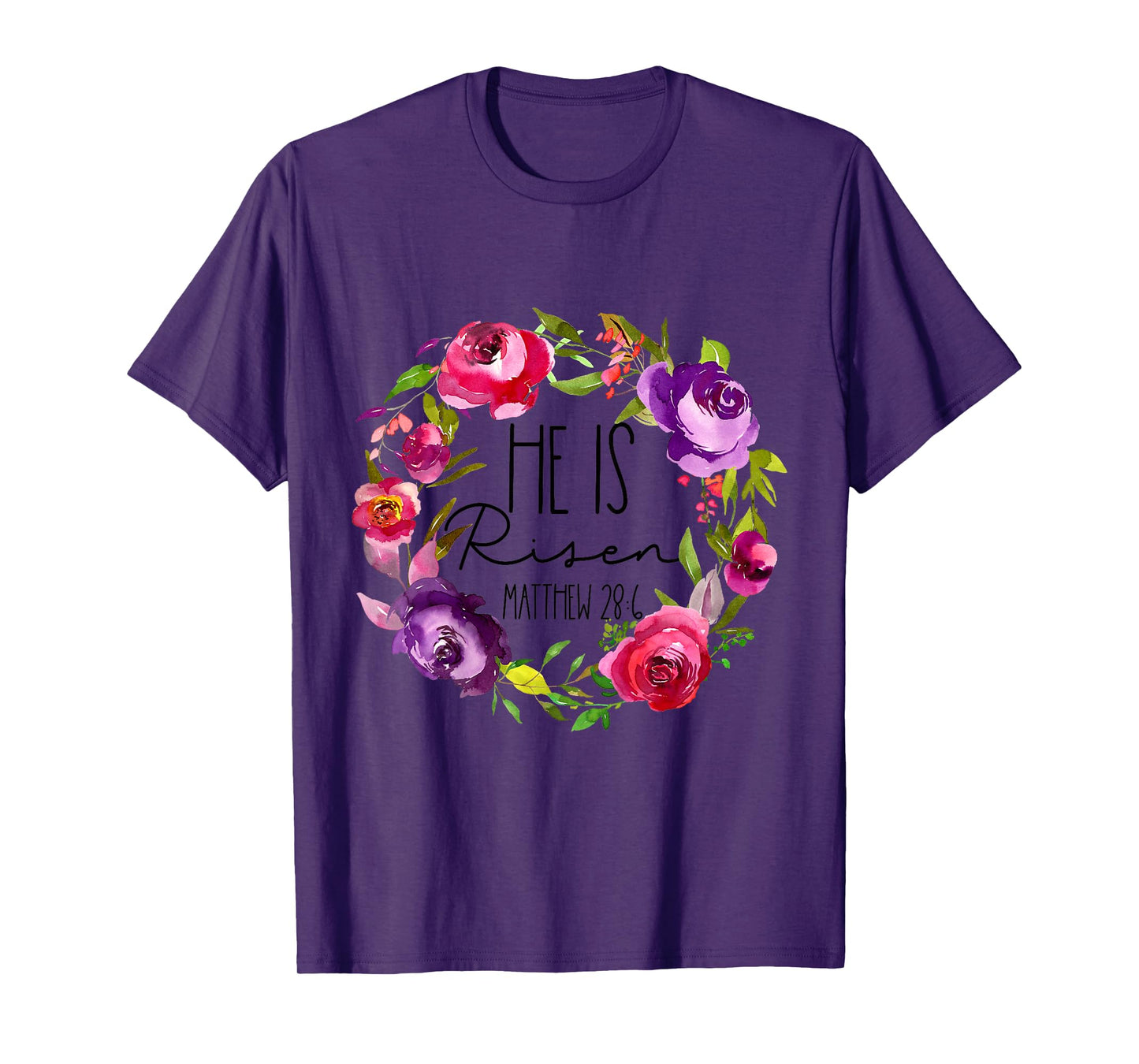 Kids Girls Easter He is Risen for Baby and Toddler Outfit Floral T-Shirt