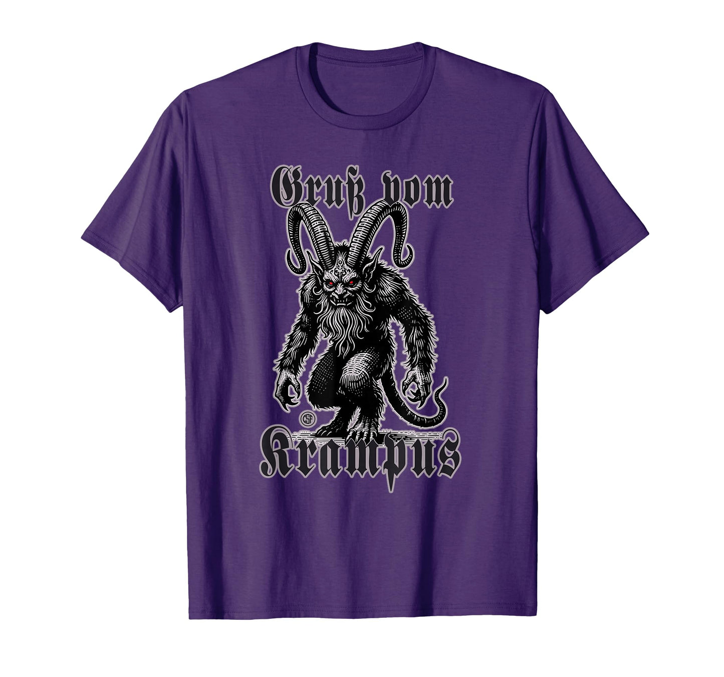 Greeting from Krampus Christmas Legend Figure T-Shirt