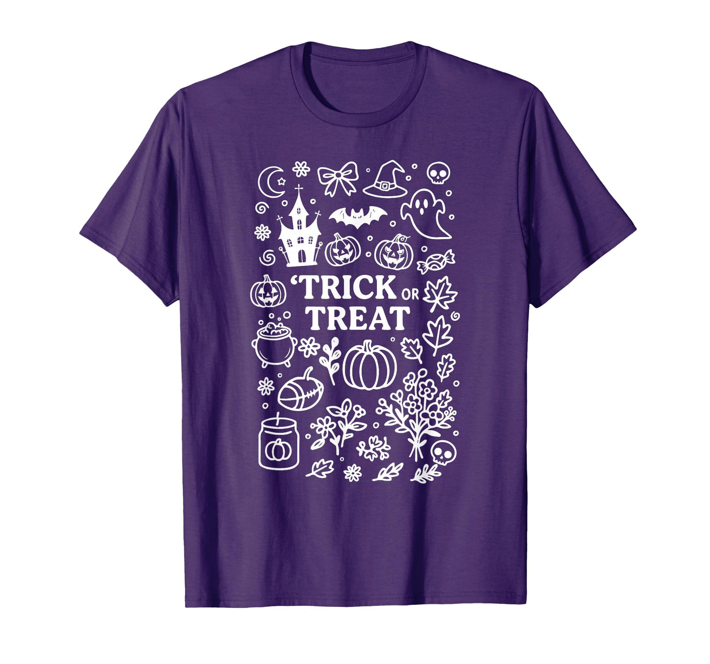 Pumpkin Halloween Doodle Costume Halloween Costume T-Shirt