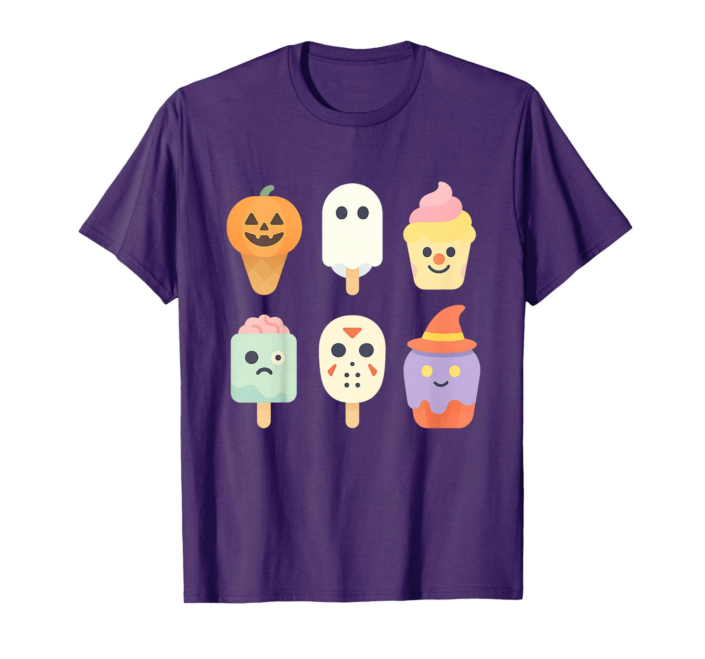 Kawaii Anime Halloween Sweet Monster Ice Cream Pops Candy T-Shirt