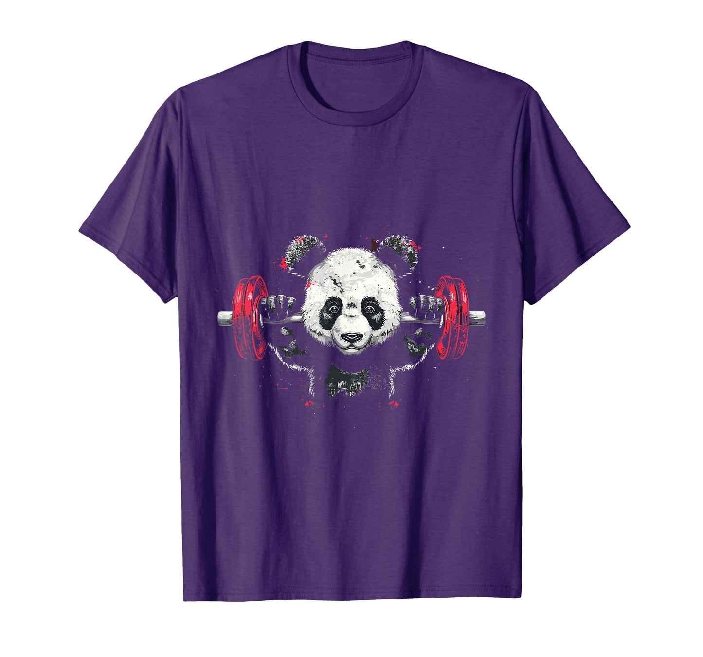 Panda Bear Deadlift, Weightlifting Gym Design T-Shirt