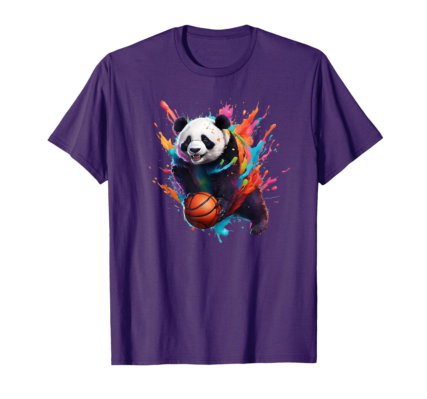 Basketball Panda Slam Dunk T-Shirt