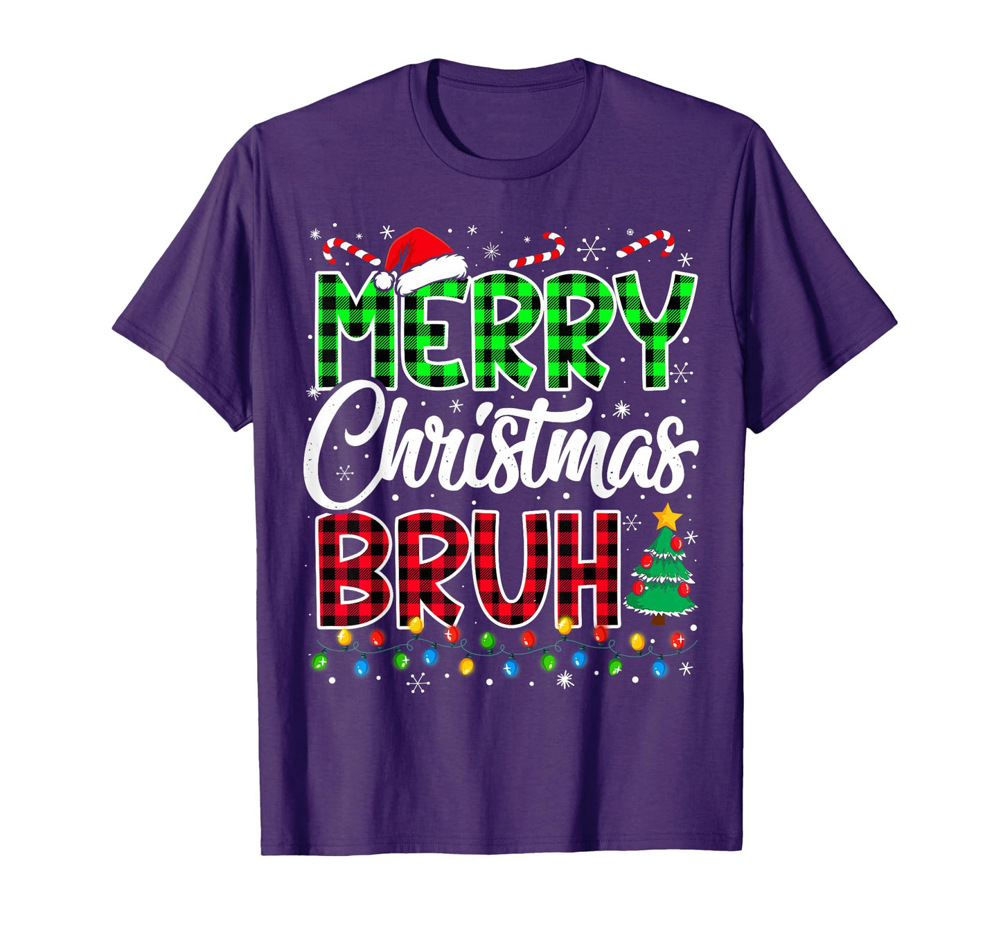 Bruh Christmas Kids Teens Boys Funny Christmas Humor Meme T-Shirt