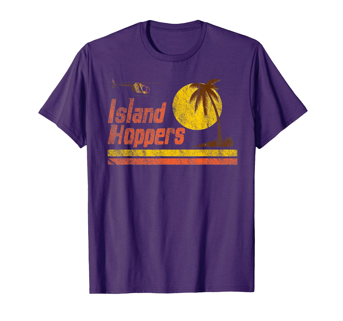 Magnum Island Retro Hoppers Sunset In PI T-Shirt
