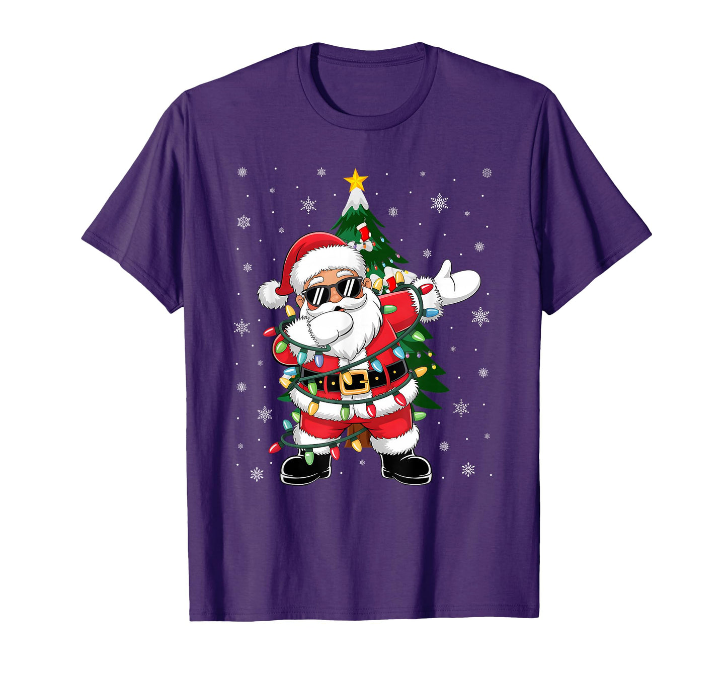 Dabbing Santa Claus Kids Boys Girls Cute Xmas Dab T-Shirt