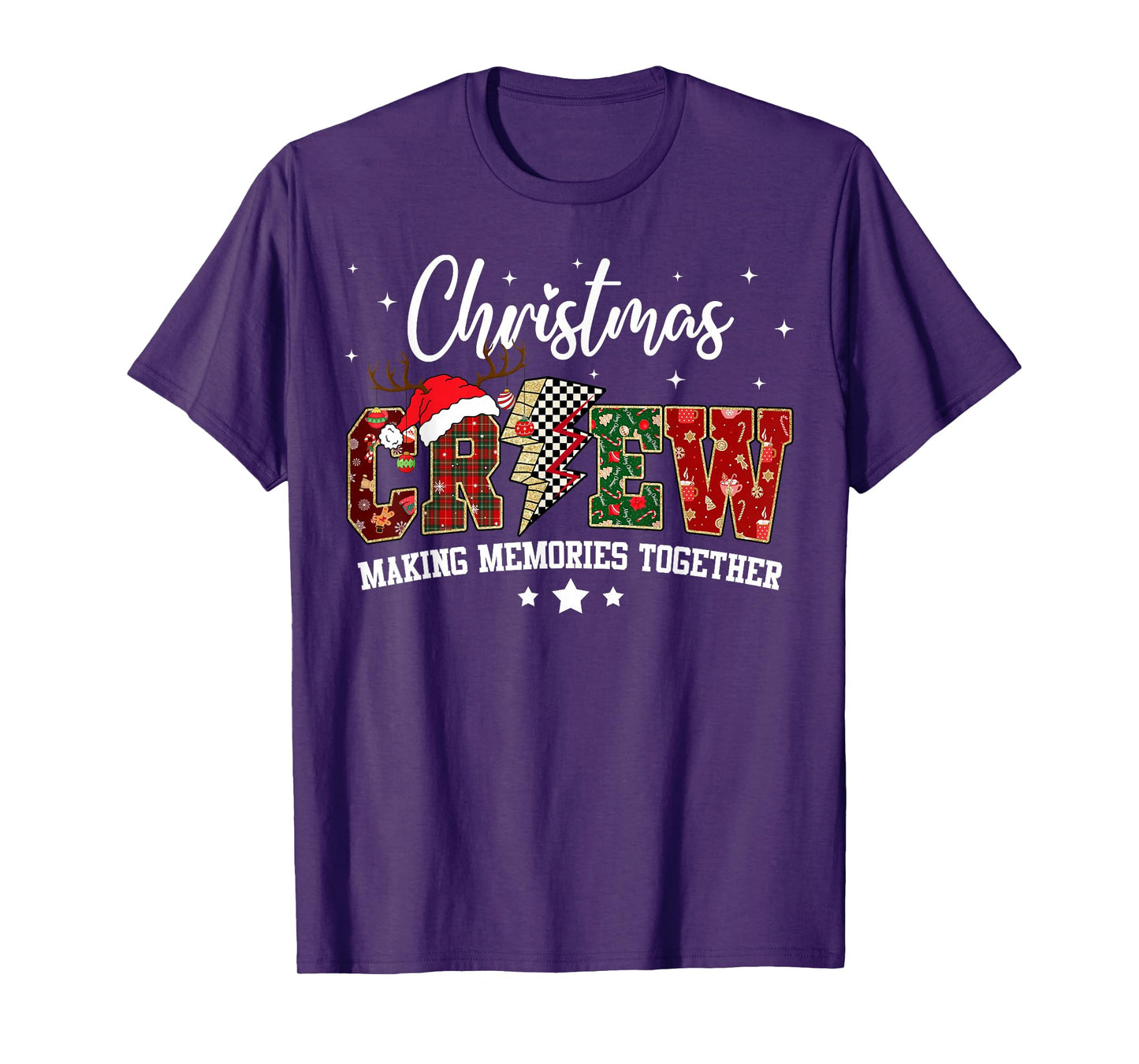 Christmas Crew Matching Family Xmas Party Men Women Kids T-Shirt