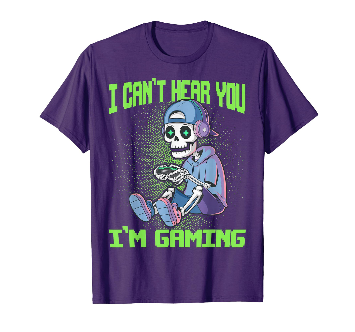 Gamer Skeleton Gaming Video Games T-Shirt