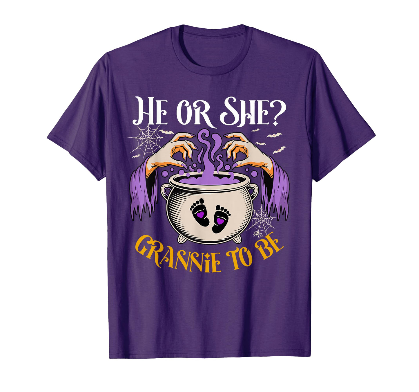 He Or She Grannie to Be Baby Reveal Halloween Costume T-Shirt