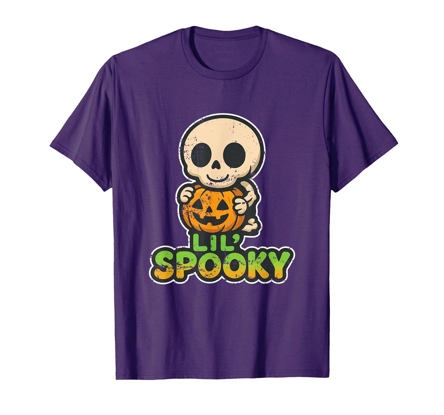 Lil Spooky Skeleton Pumpkin T-Shirt