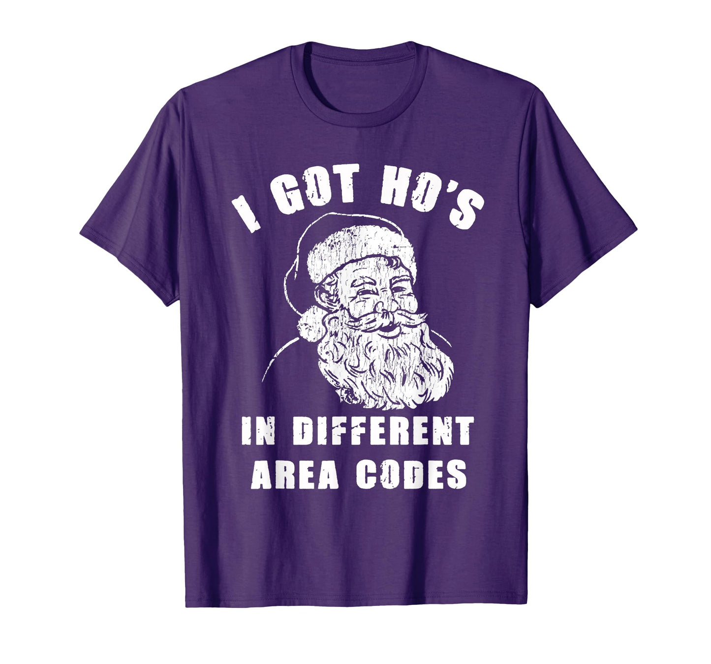 I Got Hos in Different Area Codes Santa T-Shirt