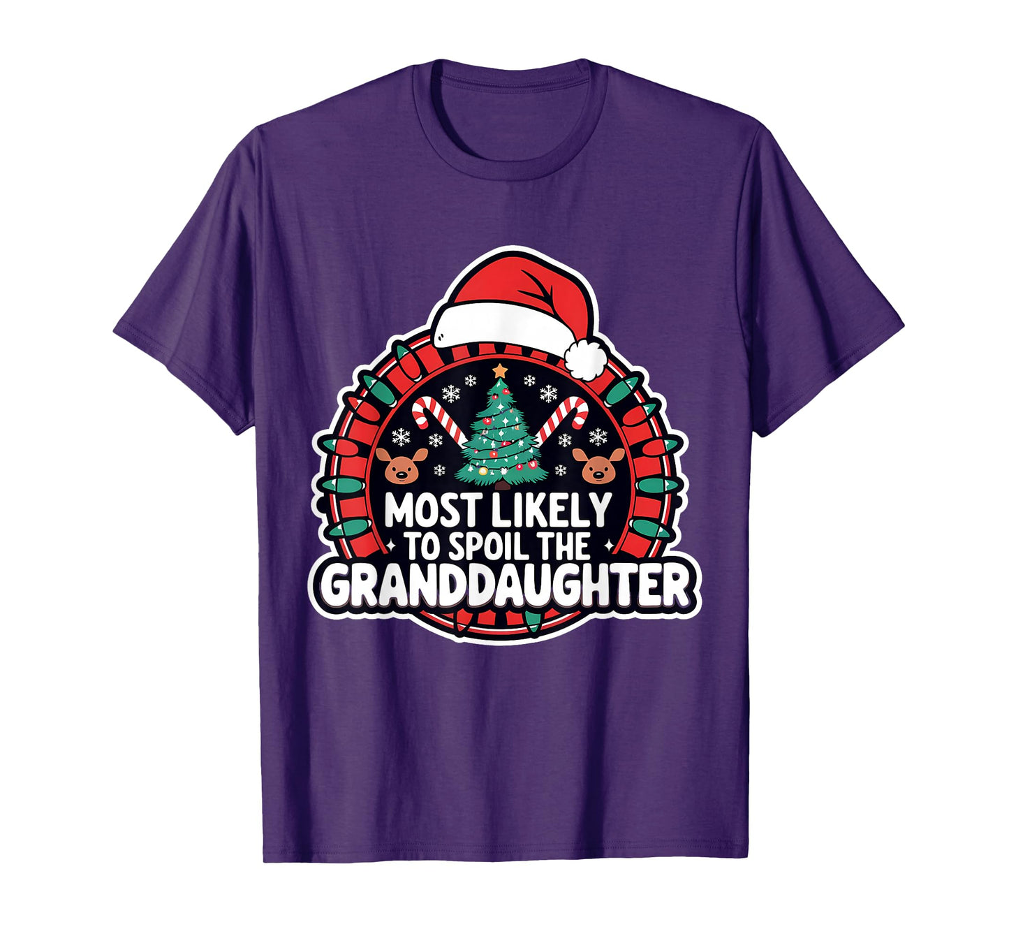 Most Likely to Spoil The Grandchildren Christmas Party T-Shirt