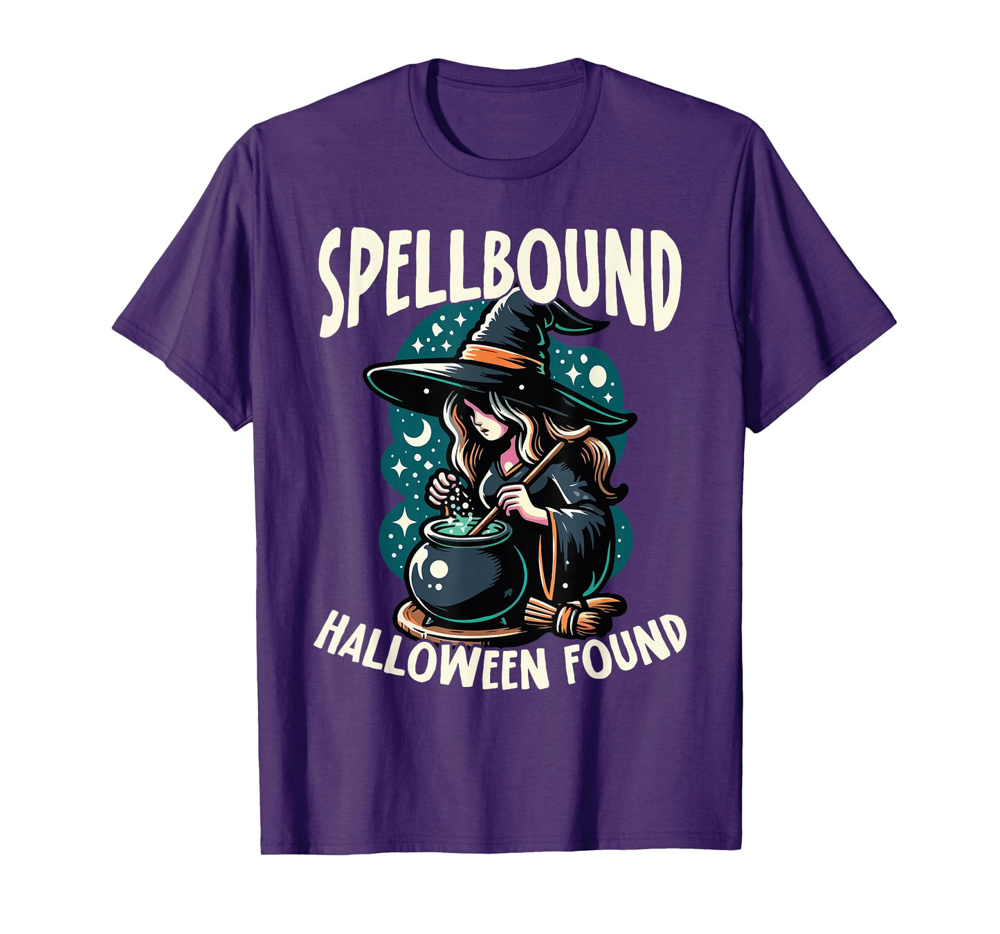 Spellbound Halloween Found Cute Witch T-Shirt