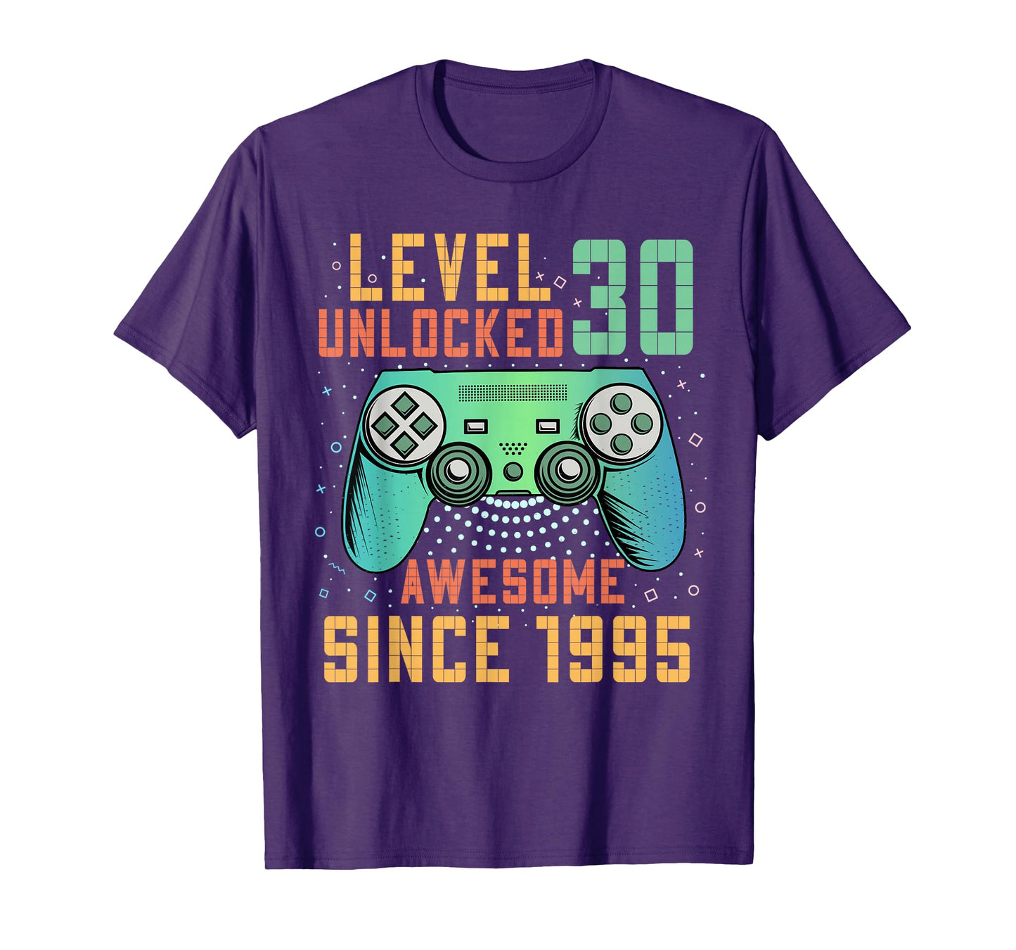 Level 30 Unlocked 30th Birthday 30 Year Old Man Gifts Gaming T-Shirt