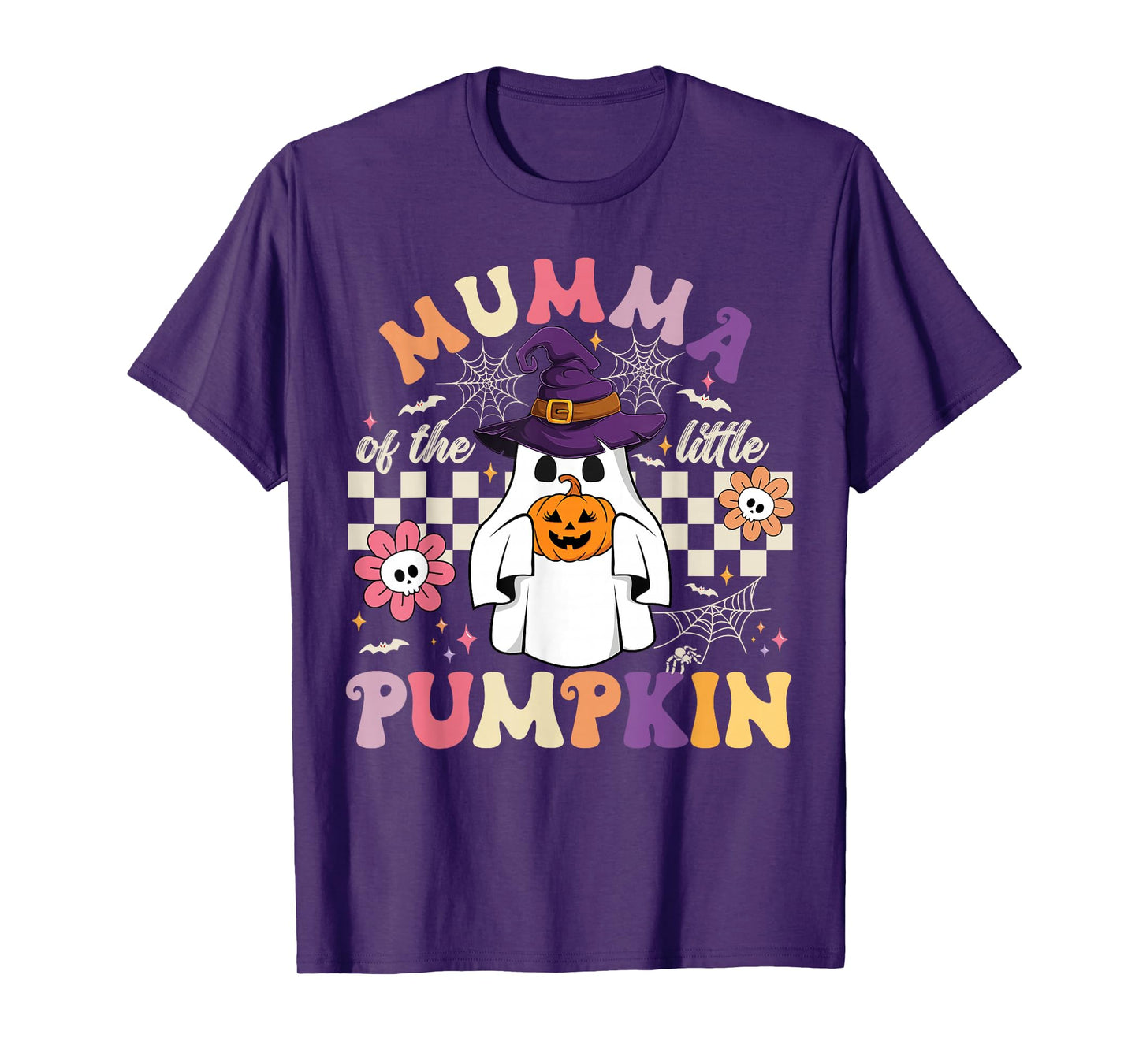 Mumma of The Little Pumpkin Halloween Spooky Ghost T-Shirt