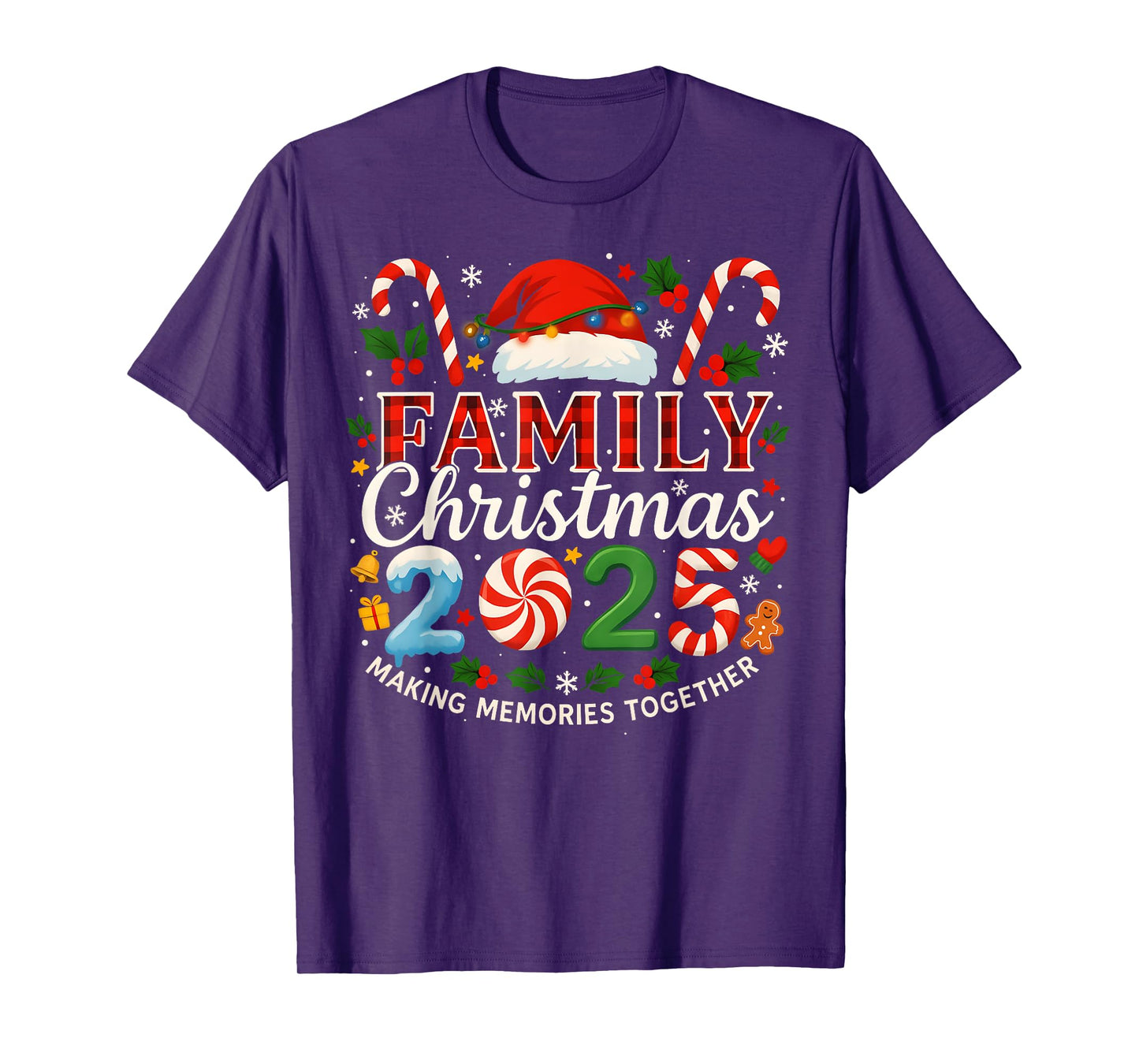 Matching Family Christmas 2025 Making Memories Together T-Shirt