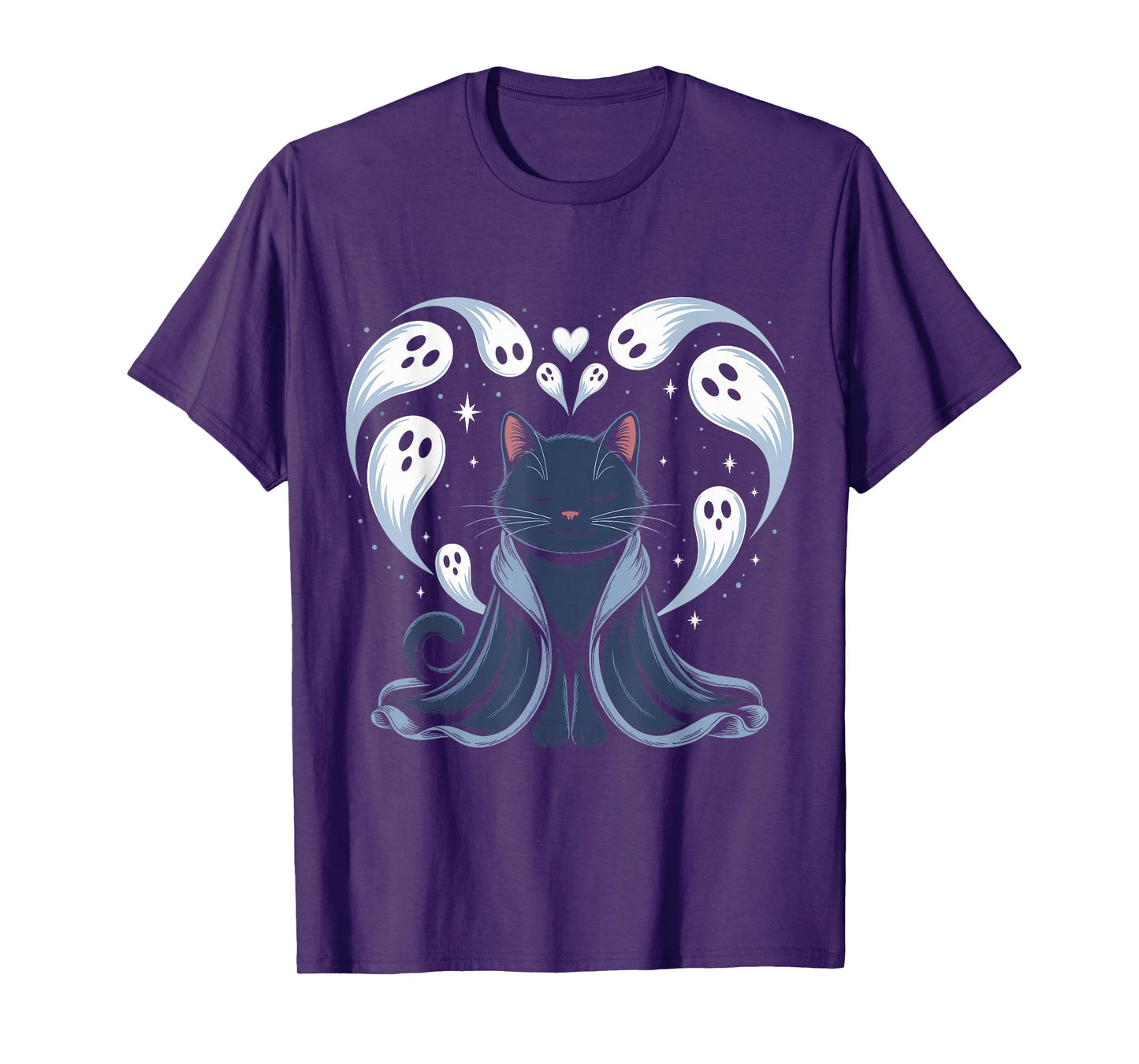 Cat Meme Wizard Spooky Fantasy Kitty T-Shirt