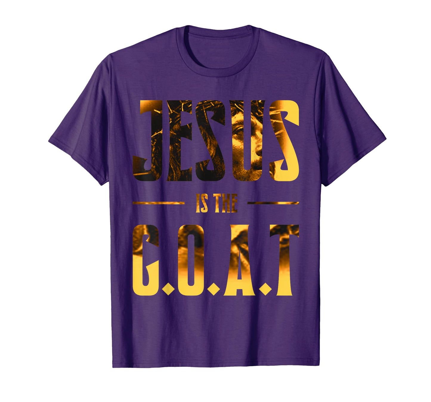 Jesus Is The G.O.A.T Inspirational Christian Graphic T-Shirt
