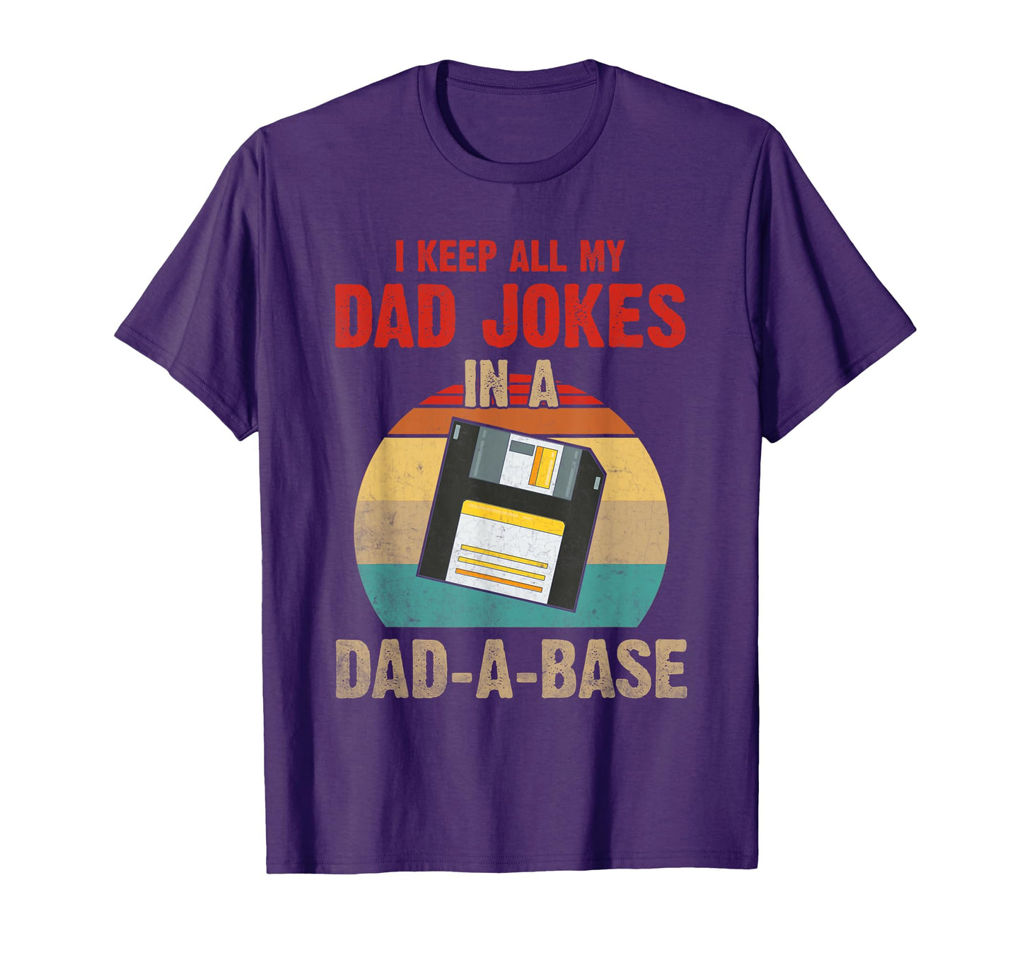 Funny Retro Dad Fathers Day Vintage Jokes Database for kids T-Shirt