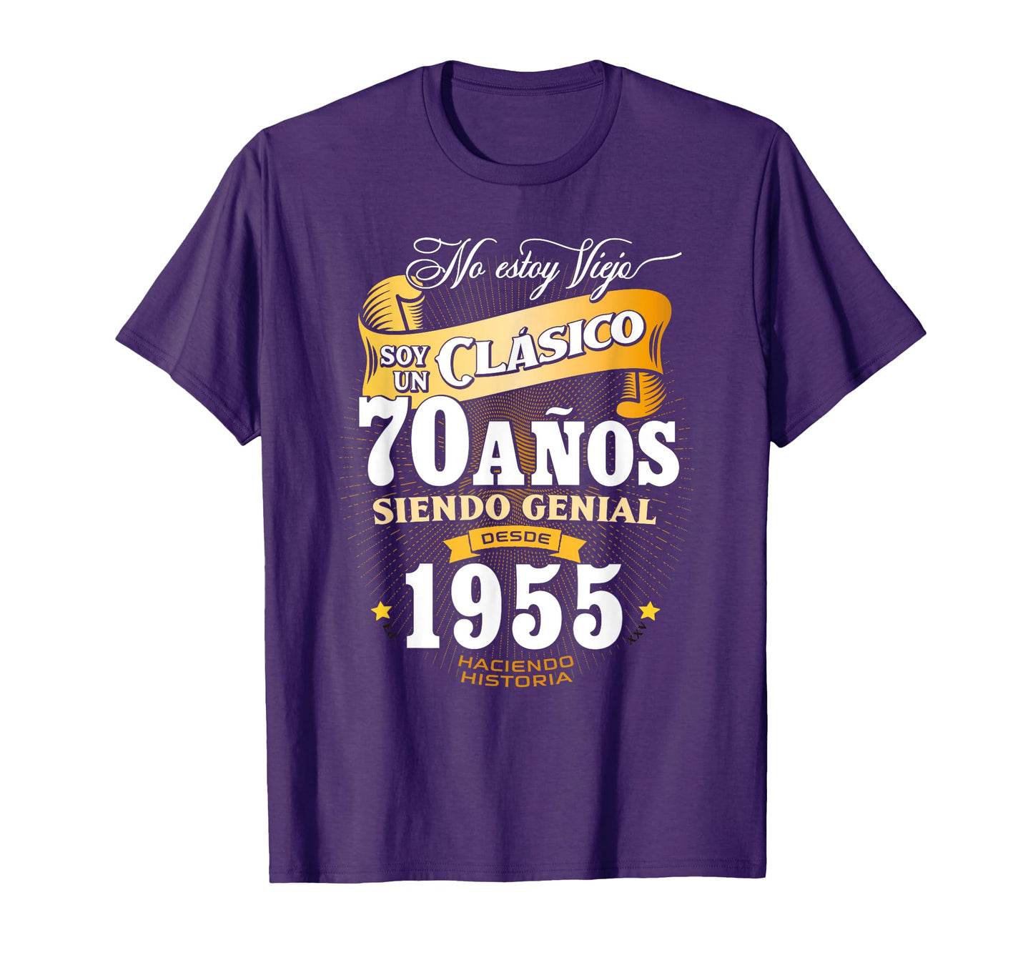 70th Birthday gift for Men in Spanish Regalo cumpleanos 70 T-Shirt