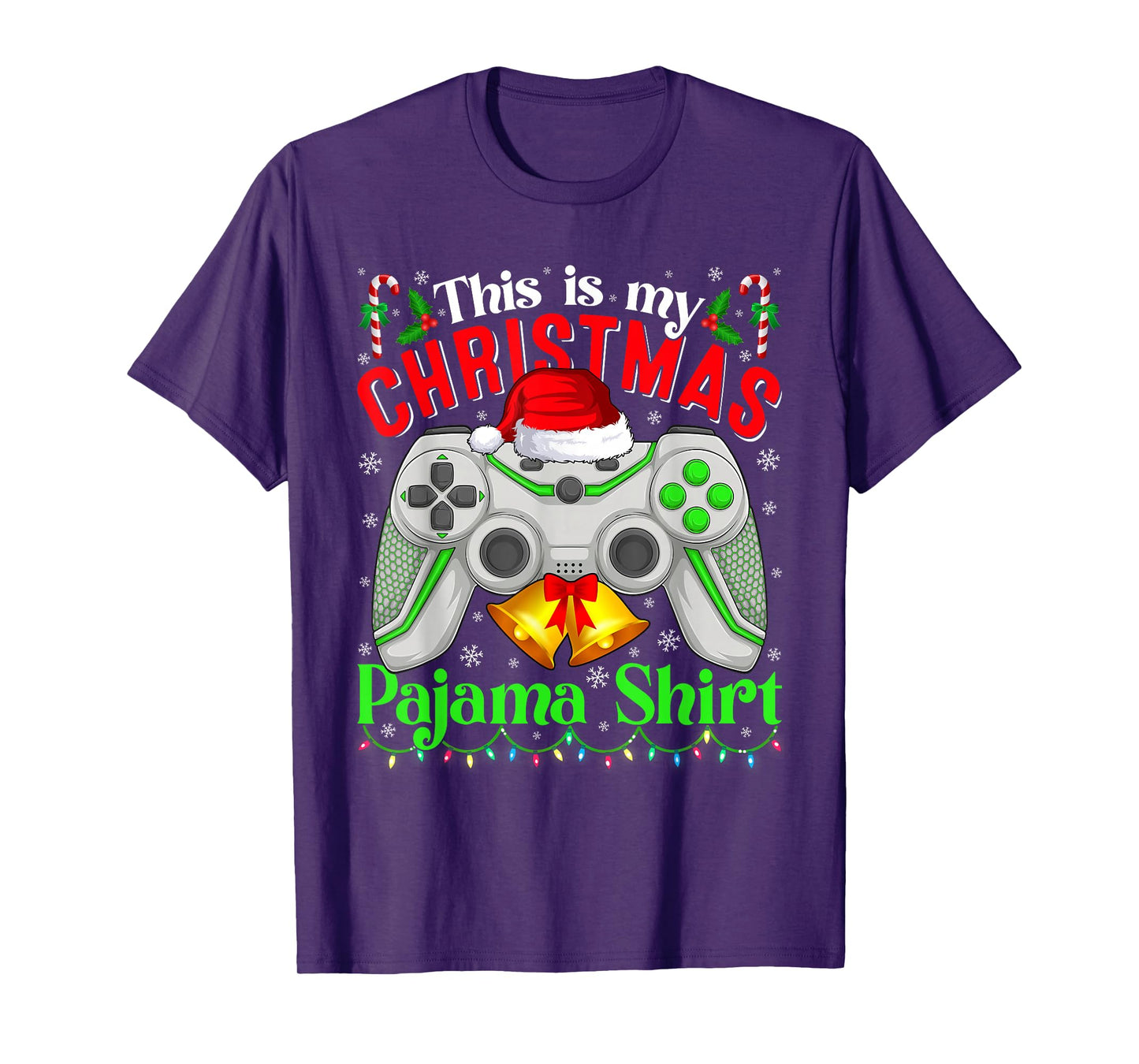 This is My Christmas Pajama Video Game Gamer Boys Teens Kids T-Shirt