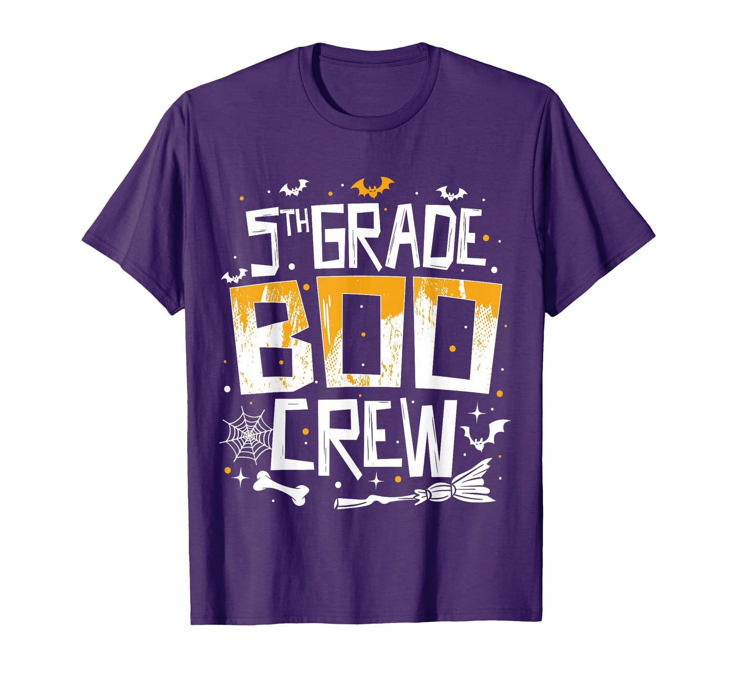 5th Grade Boo Crew Teacher Student Funny Halloween Costume T-Shirt
