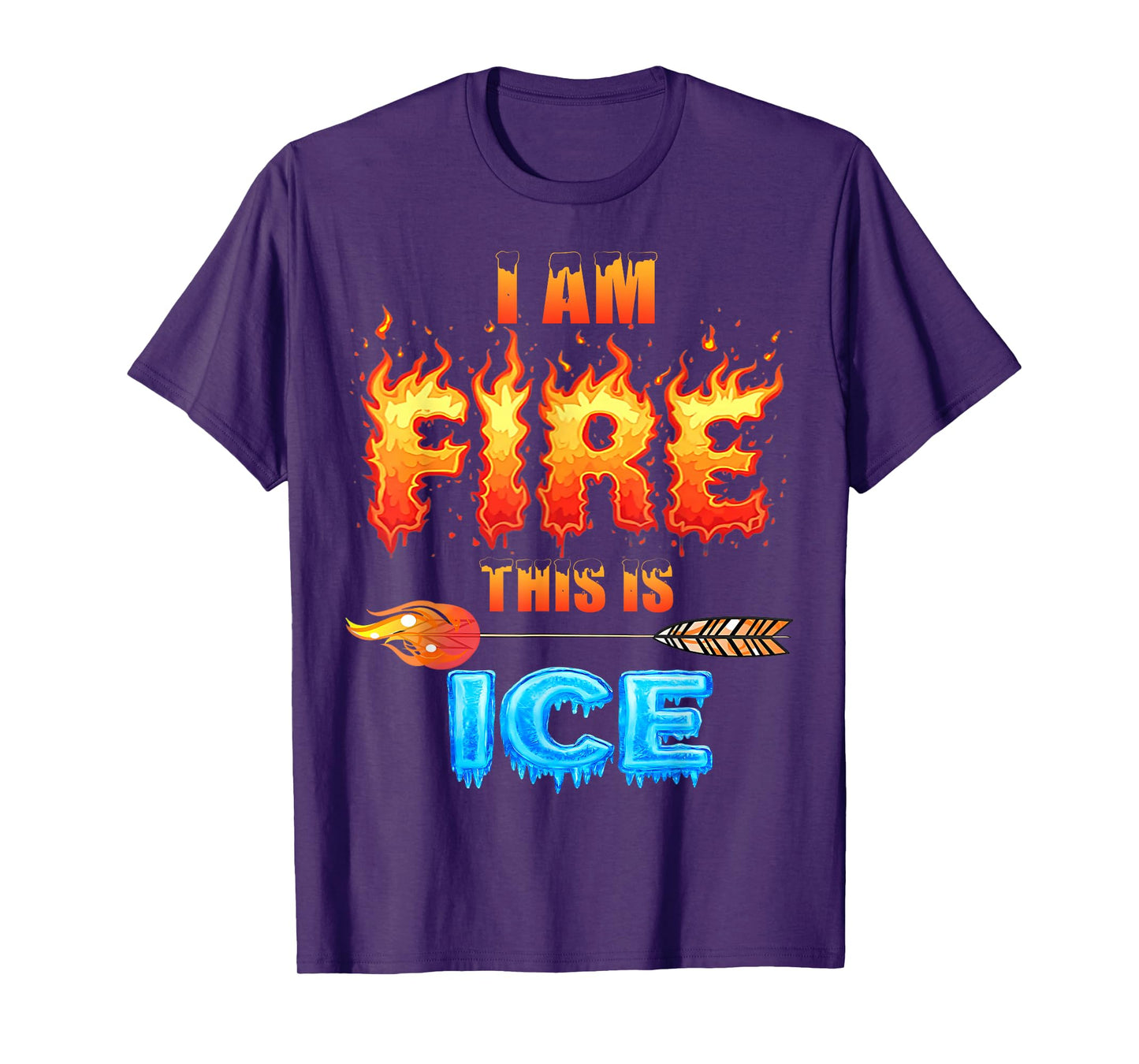 Funny Ice This is Fire Costume Halloween Family Matching T-Shirt