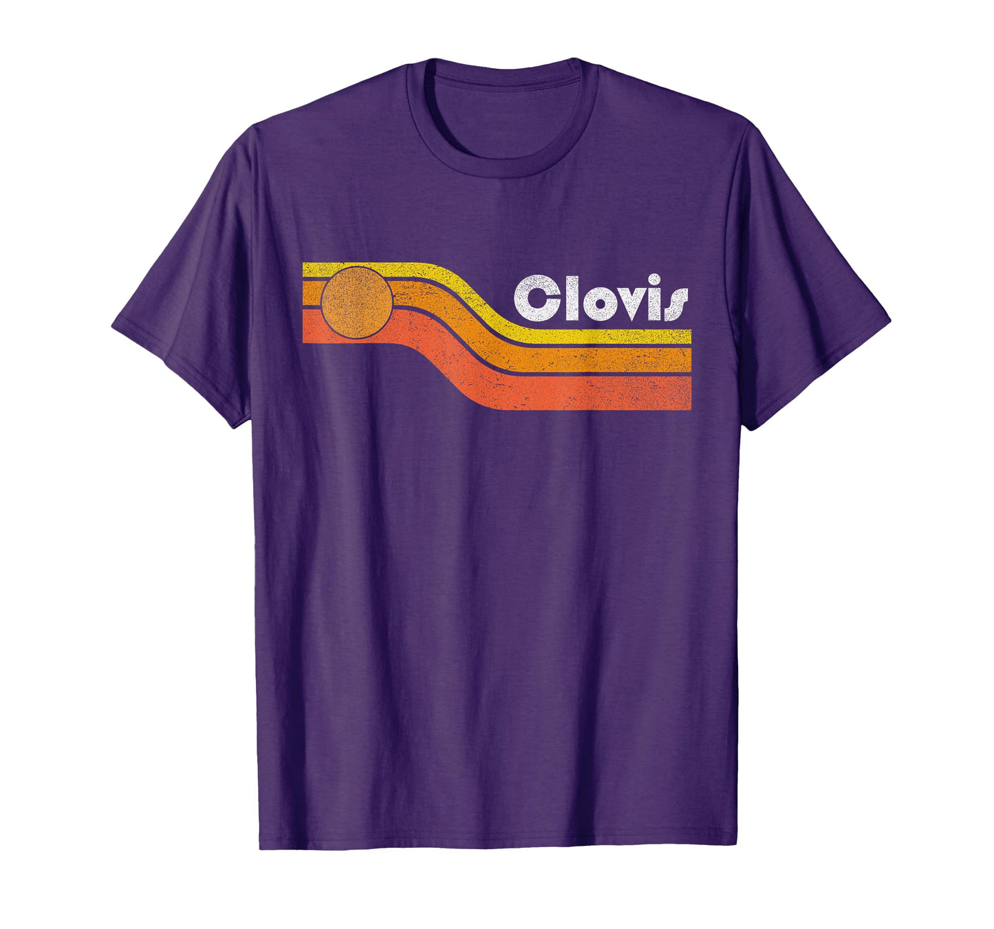 Clovis - Vintage Men Women 70s 80s Graphic Cool Retro T-Shirt