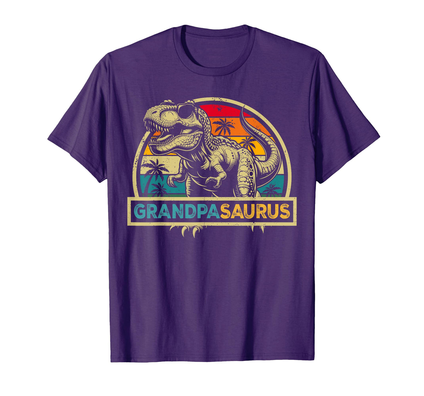 Grandpasaurus T Rex Dinosaur Grandpa Saurus Family Matching T-Shirt
