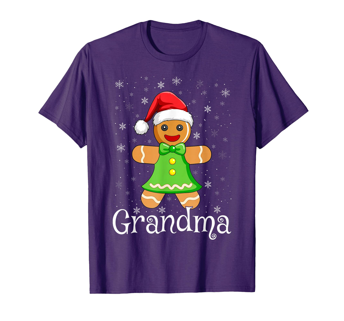 Cookie Baking Family Gingerbread Grandma Christmas Women T-Shirt