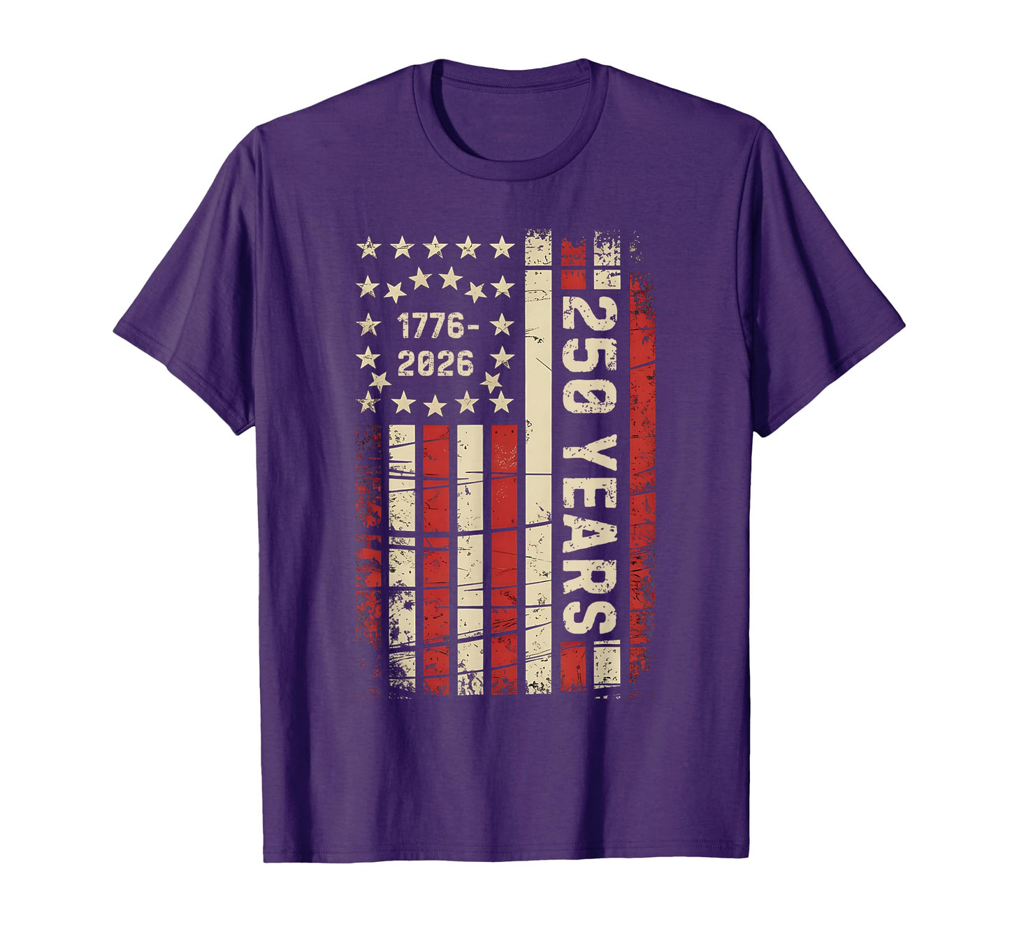 250 Years America Anniversary 250th Independence Day Vintage T-Shirt