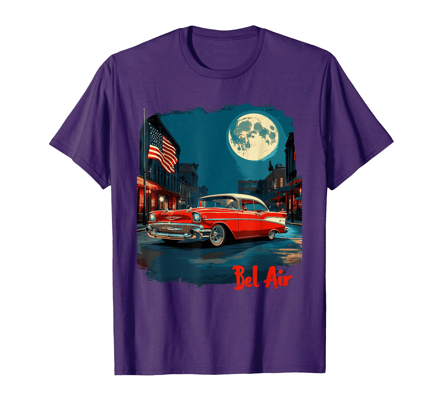 Vintage 1957 Bel Air Classic car Old School Hot Rod Bel Air T-Shirt