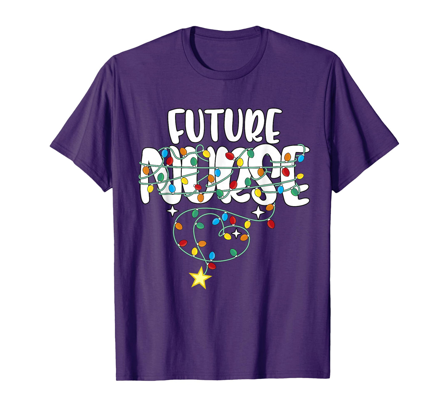 Funny Christmas Santa Future Nurse Squad Women Men T-Shirt