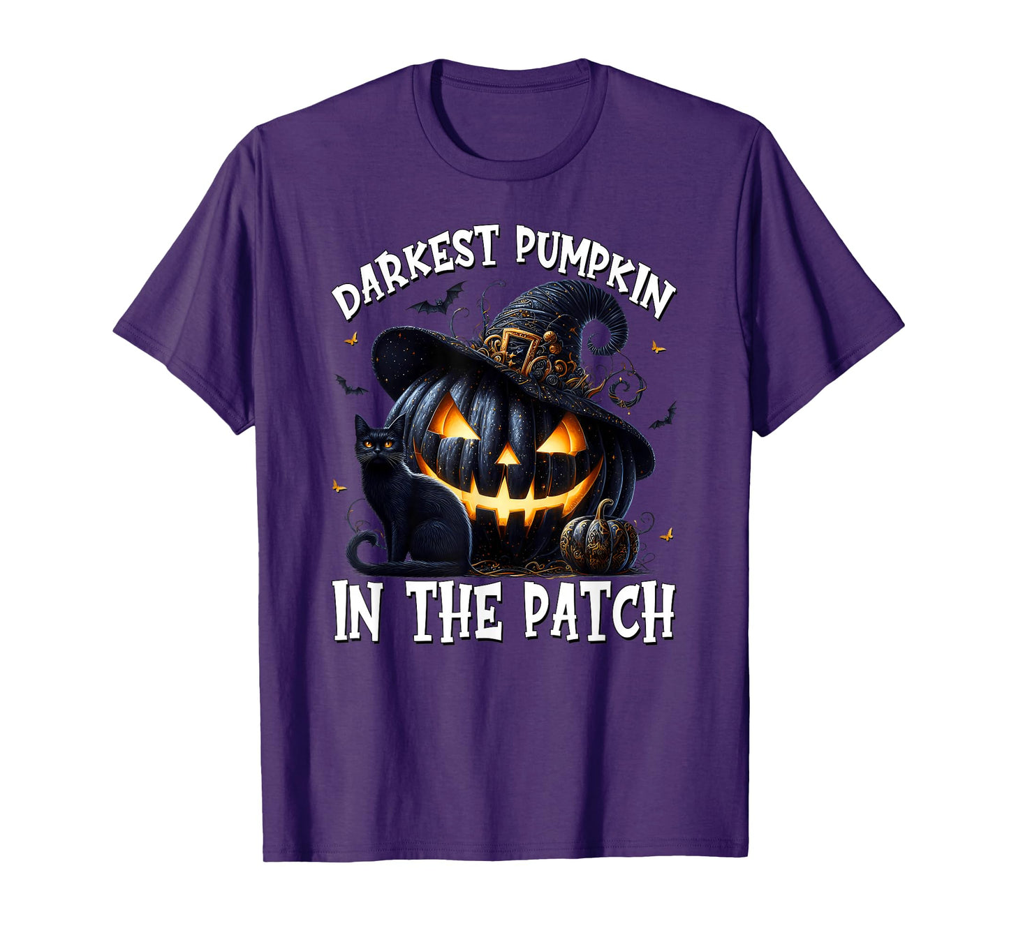 Gothic Cat Graphic for Witchy Women Funny Saying Halloween T-Shirt