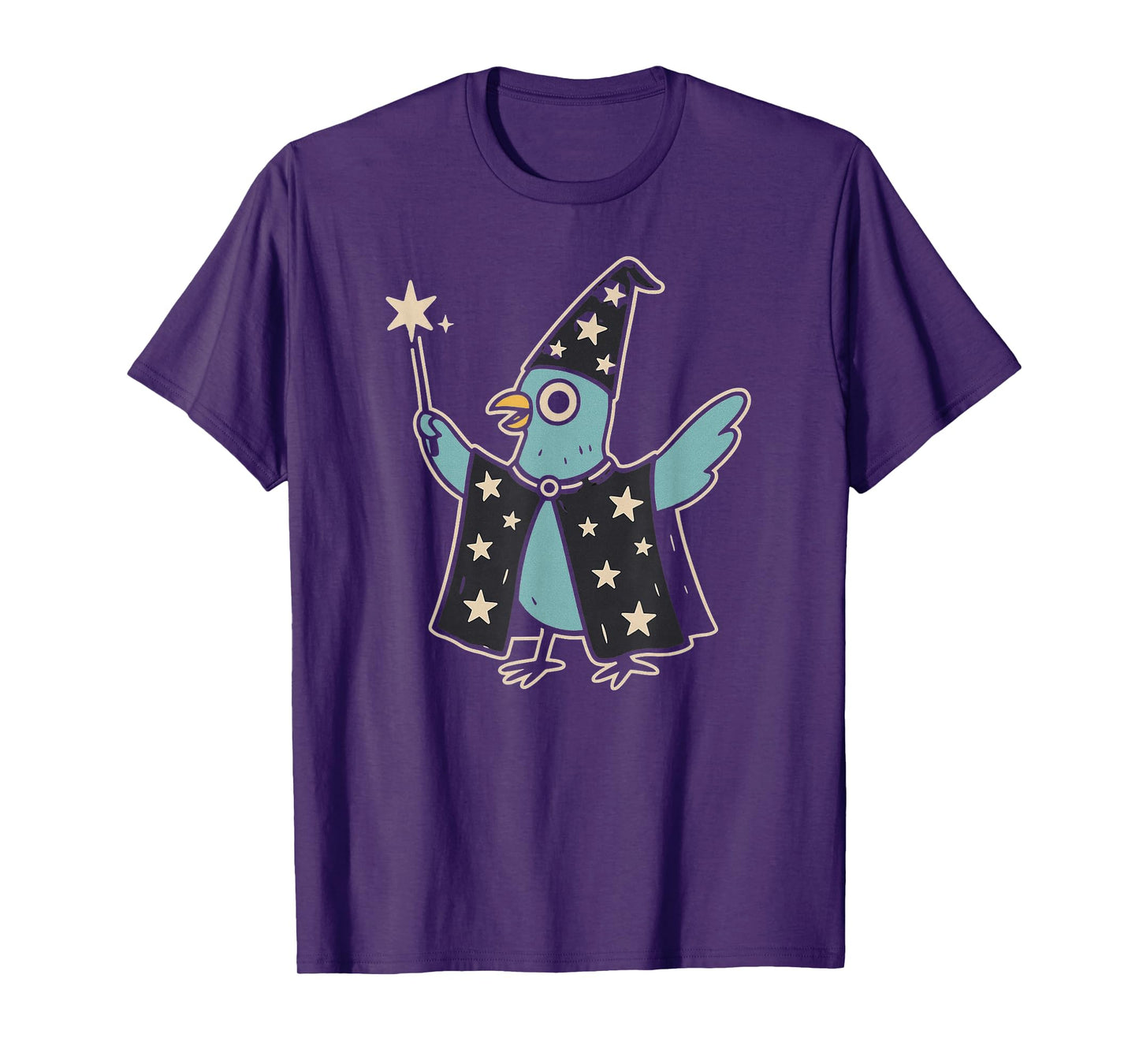 Halloween Pigeon Cute Witch T-Shirt
