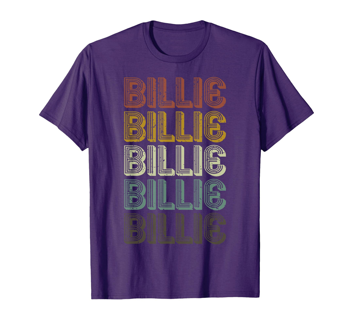 Retro Billie First Name Personalized Billie Groovy Vintage T-Shirt