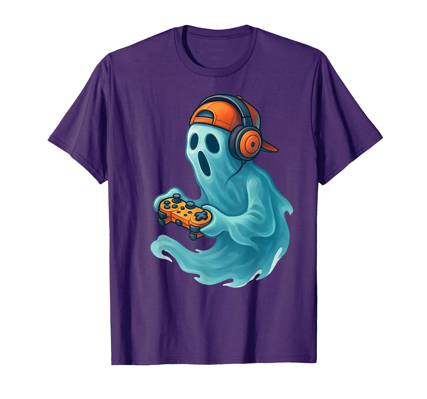 Halloween Boys Kids Khost Gamer Scary Costume Gaming Men T-Shirt