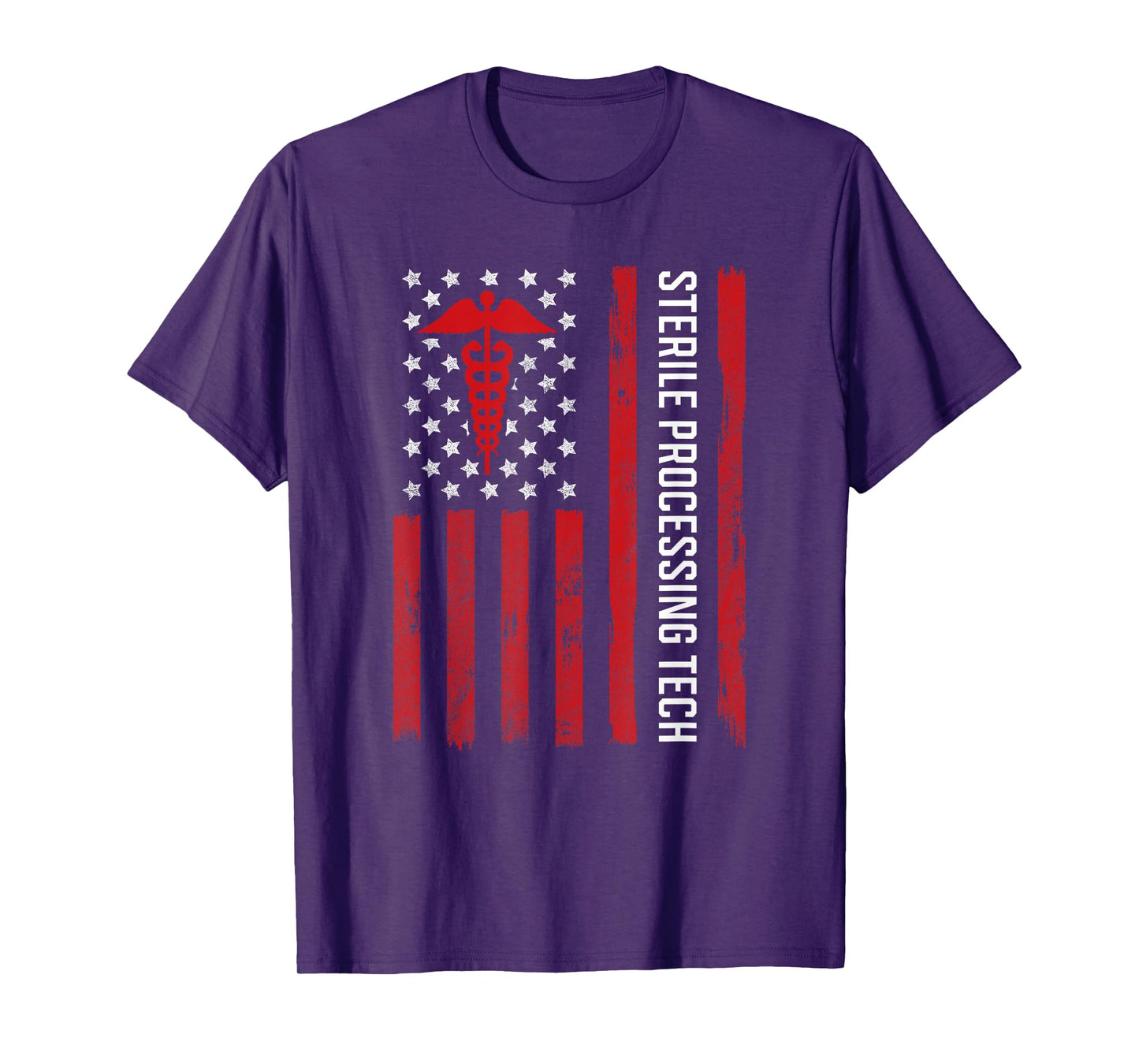 Sterile Processing Technician American Flag SPD Tech Week T-Shirt