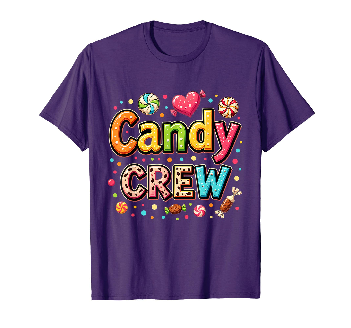 Candy Party Crew Lover Cute Halloween Trick or Treat Outfit T-Shirt