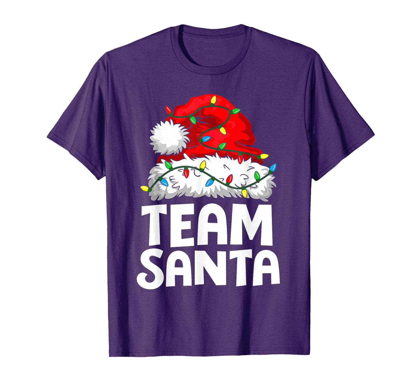 Team Santa Claus Christmas Family Matching Xmas Pajamas T-Shirt