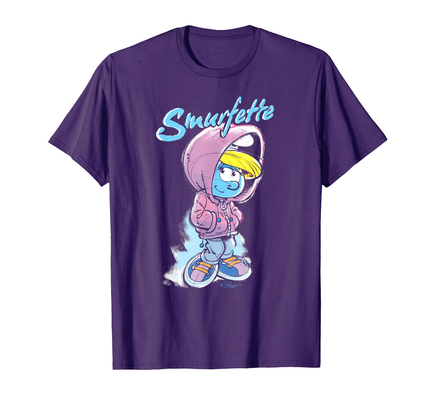 The Smurfs Urban Modern Smurfette Cool Cartoon T-Shirt