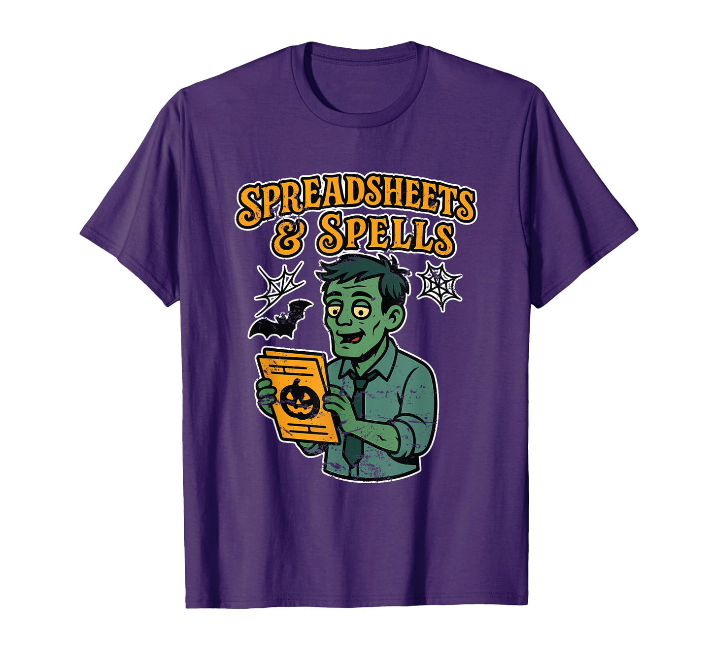 Spreadsheets and Spells Office Magic T-Shirt