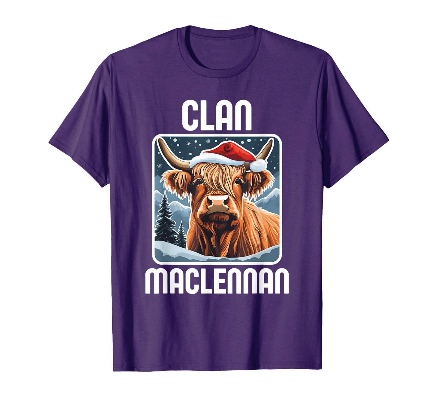 MacLennan Clan Christmas Holidays Scottish Family Name Party T-Shirt