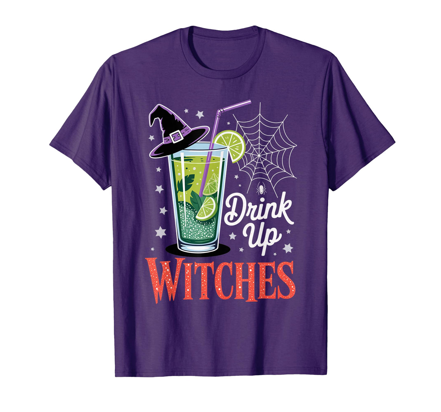 Drink Up Witches Mojito Cocktail Funny Halloween Outfit T-Shirt