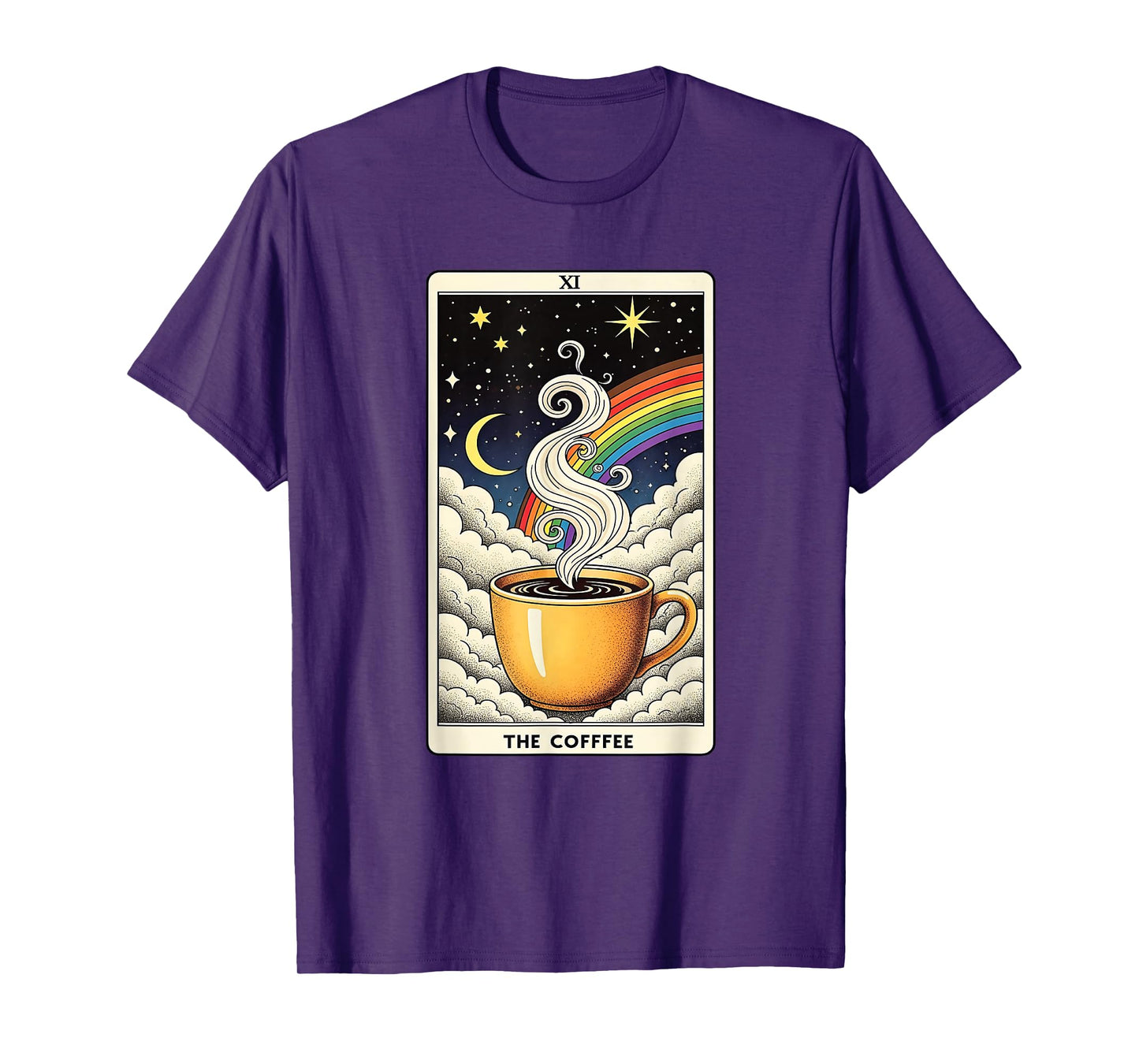 The Coffee Tarot Card Funny Coffee Lover T-Shirt
