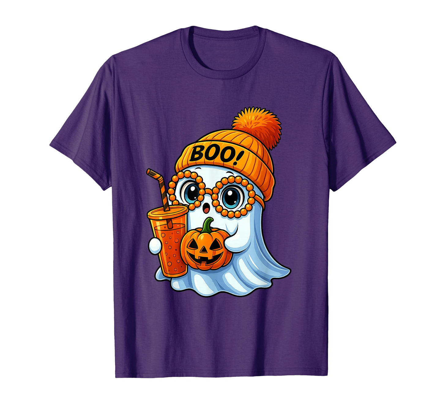 Boo Halloween Cute Boujee Ghost Halloween Costume Men Women T-Shirt